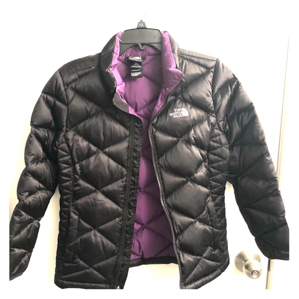 North Face Girls Black Anconcagua Down Jacket